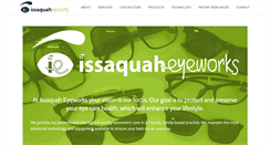 Desktop Screenshot of issaquaheyeworks.com