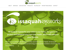 Tablet Screenshot of issaquaheyeworks.com